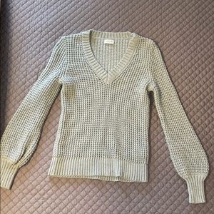 J.Crew gray v-neck sweater